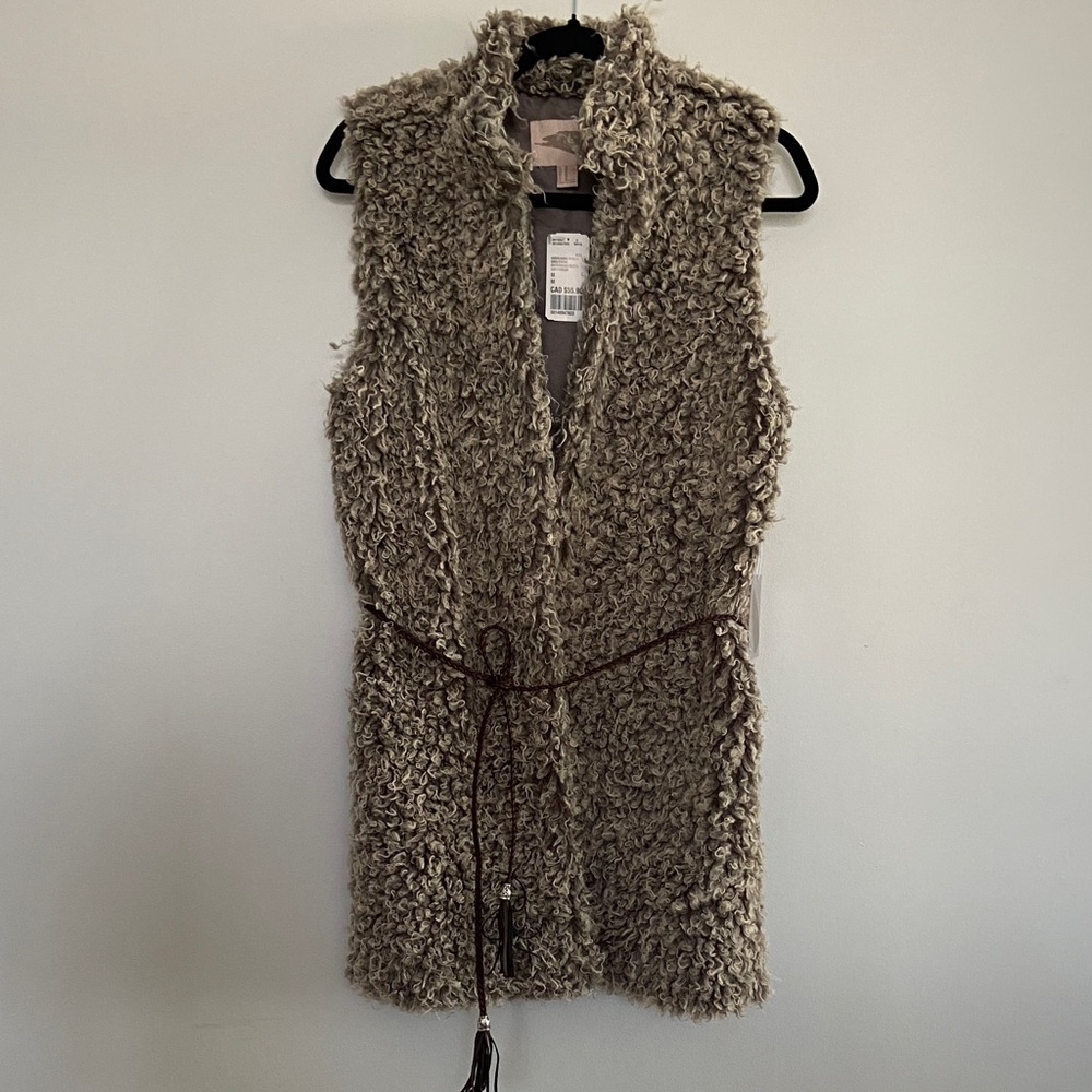 Forever 21 Textured Sleeveless Vest - Brown